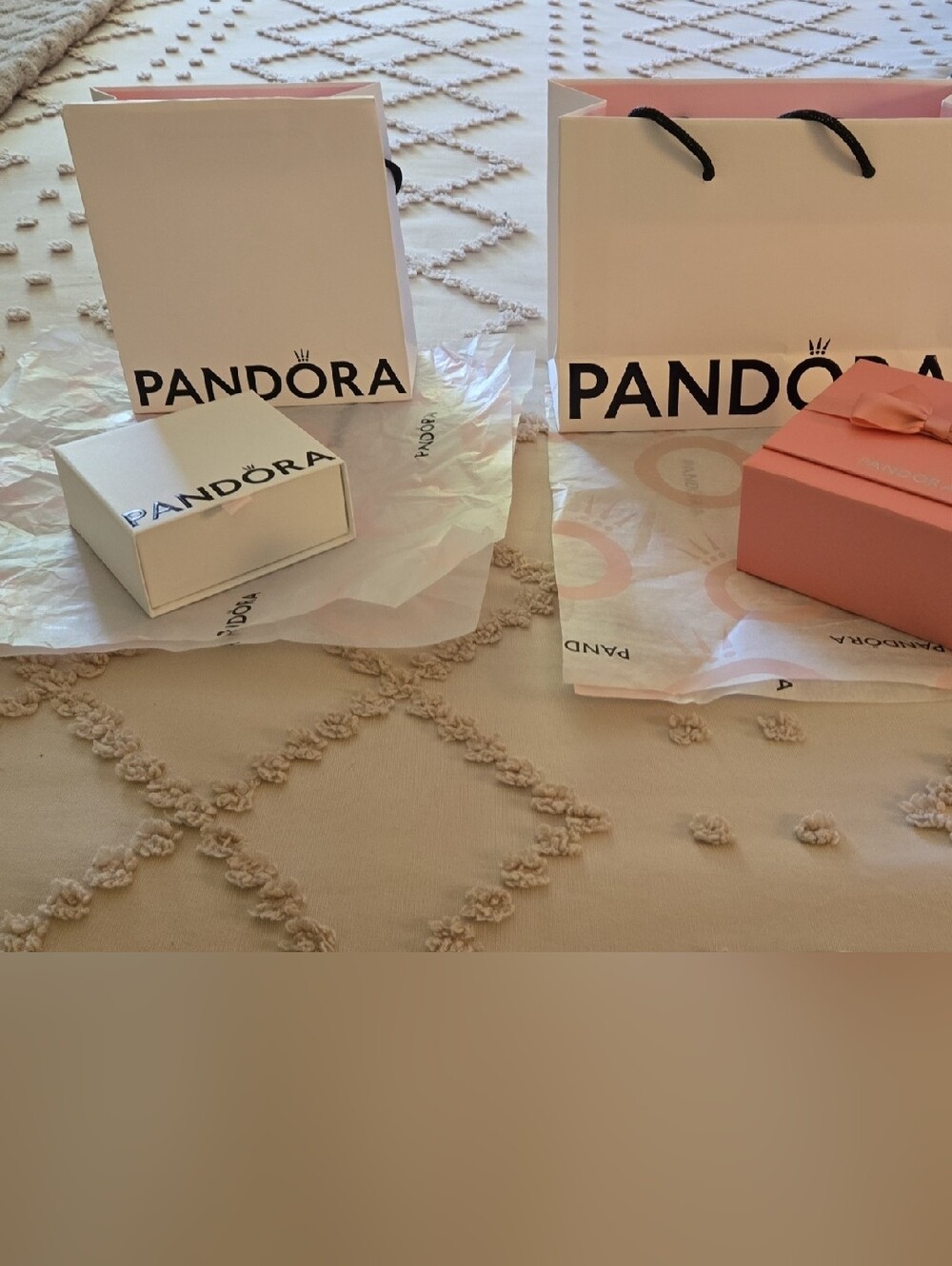 Pandora Pink and Coral Gift Packaging Set